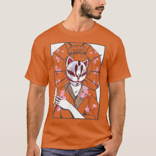 Geisha Sakura Cherry Blossom Japans Kawaii Geish T-shirt