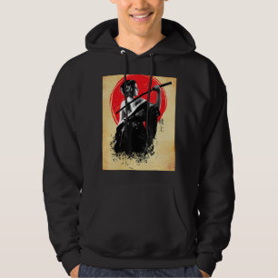 Geisha Samurai krijger met zwaard Japanse estheet Hoodie