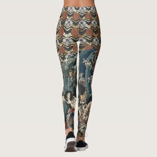 Geisha Slay Zee Beasts Leggings (Achterkant)