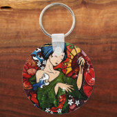 Geisha Sleutelhanger (Voorkant)