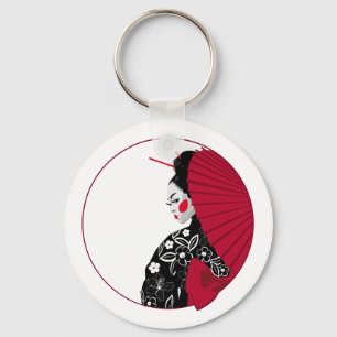 Geisha Sleutelhanger