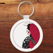 Geisha Sleutelhanger (Voorkant)