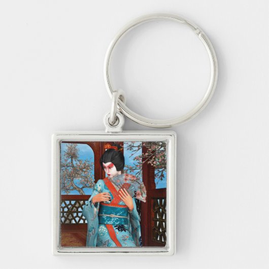 Geisha Sleutelhanger (Voorkant)