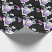 Geisha Sniffing a White Lily 白 合 Cadeaupapier (Hoek)