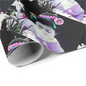 Geisha Sniffing a White Lily 白 合 Cadeaupapier (Rol Hoek)