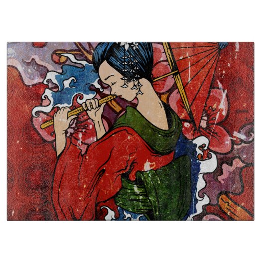 Geisha Snijplank (Voorkant)