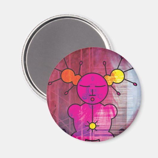 Geisha space magneet (Voorkant / Achterkant)