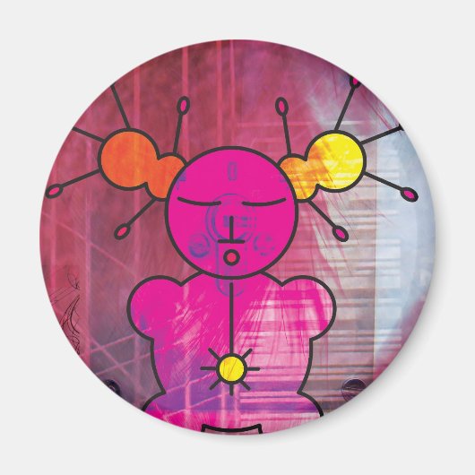 Geisha space magneet (Voorkant)