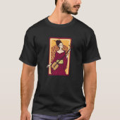 Geisha speelt Shamisen Japanse Muziek Japan T-shirt (Voorkant)