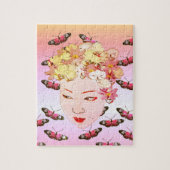 Geisha Spring Legpuzzel (Verticaal)
