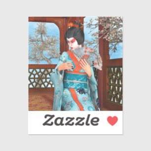 Geisha Sticker