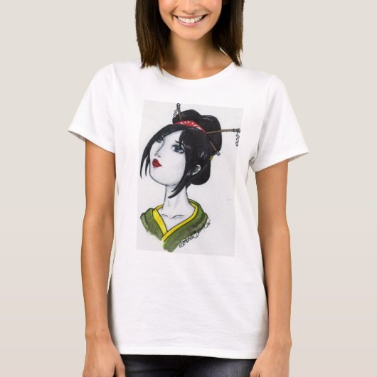 geisha t-shirt (Voorkant)