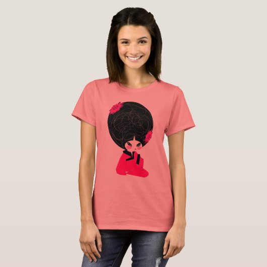 geisha t-shirt (Voorkant volledig)