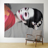 Geisha Tapestry Wandkleed (In Situ (horizontaal))