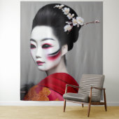 Geisha Tapestry Wandkleed (In situ)
