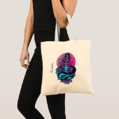 Geisha Tattoo Roze floral Tote Bag (Voorkant (product))