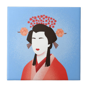 Geisha Tegeltje