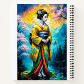 geisha textured notitieboek (Achterkant)