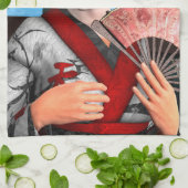 Geisha Theedoek (Gevouwen)