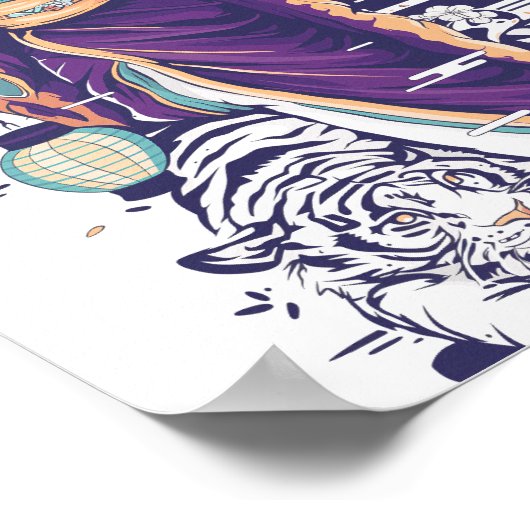 Geisha tijger shogun’s Geisha 86014 Poster (Hoek)