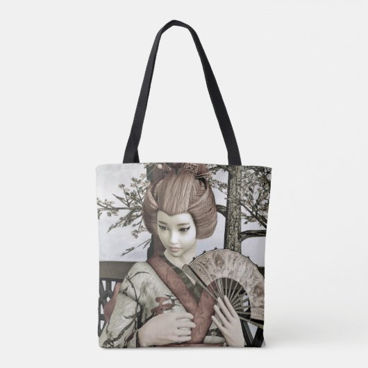  Geisha Tote Bag (Achterkant)