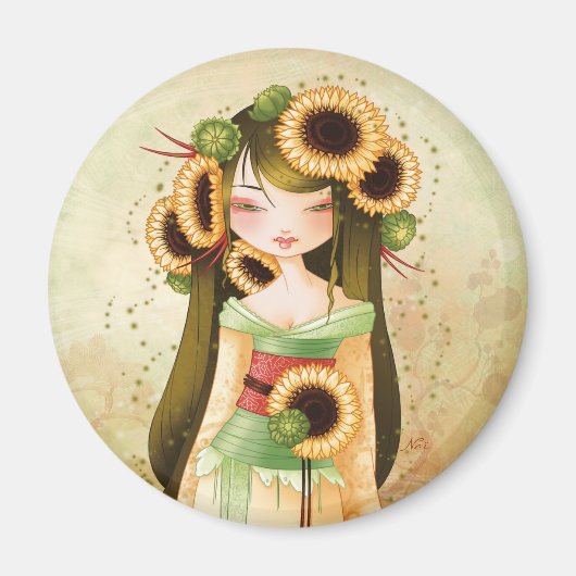 Geisha Trounesol Magneet (Voorkant)