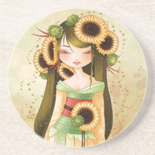 Geisha Trounesol Zandsteen Onderzetter