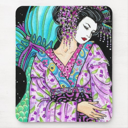 GEISHA van de Sirenen Muismat (Voorkant)