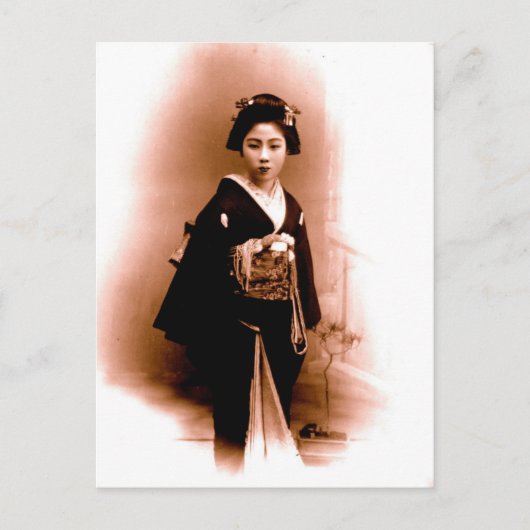  Geisha van Kanegawa Briefkaart (Voorkant)