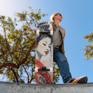 Geisha Woman Japan Persoonlijk Skateboard