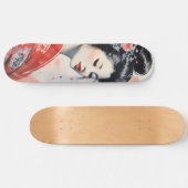 Geisha Woman Japan Persoonlijk Skateboard (Horizontaal)
