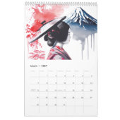 Geisha's in Waterverf – Kalender (Mar 2027)
