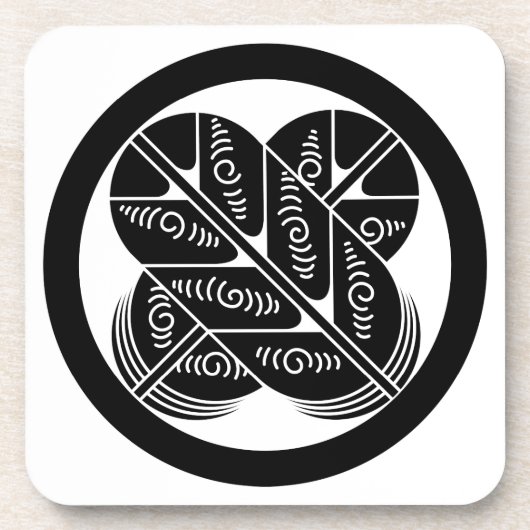 Geishu hawk veren drankjes onderzetter (Voorkant)