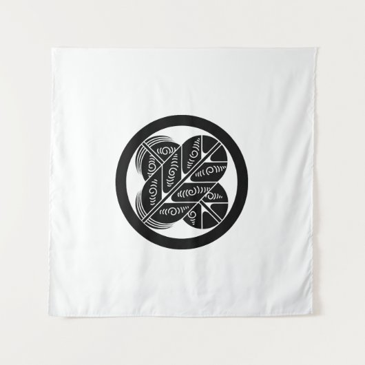 Geishu hawk veren wandkleed (Voorkant (horizontaal))