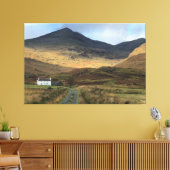 Geïsoleerd boerderijtje op het eiland Mull, Schotl Canvas Afdruk (Insitu (Woonkamer))