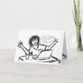 Geïsoleerd computergebruik kaart (Voorkant)