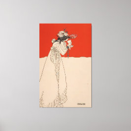 Geïsoleerd door Aubrey Beardsley Canvas Afdruk