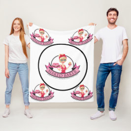 Geïsoleerd door Love Baker Blanket Fleece Deken