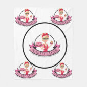 Geïsoleerd door Love Baker Blanket Fleece Deken (Voorkant)