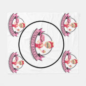 Geïsoleerd door Love Baker Blanket Fleece Deken (Voorkant (Horizontaal))