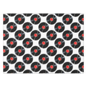 Geïsoleerd gebroken record tafelkleed (Voorkant (Horizontaal))