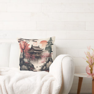 Geïsoleerd huis in het oosten. kussen