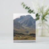 Geïsoleerd huis op het eiland Skye in Schotland Briefkaart (Staand voorkant)