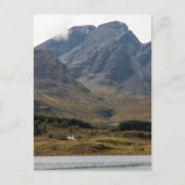 Geïsoleerd huis op het eiland Skye in Schotland Briefkaart (Voorkant)