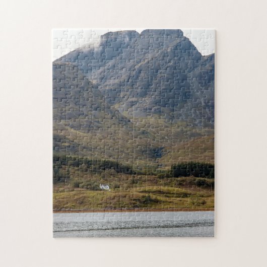 Geïsoleerd huis op het eiland Skye in Schotland Legpuzzel (Verticaal)