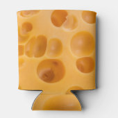 Geïsoleerd kaasstuk, mooi ontwerp blikjeskoeler (Achterkant)