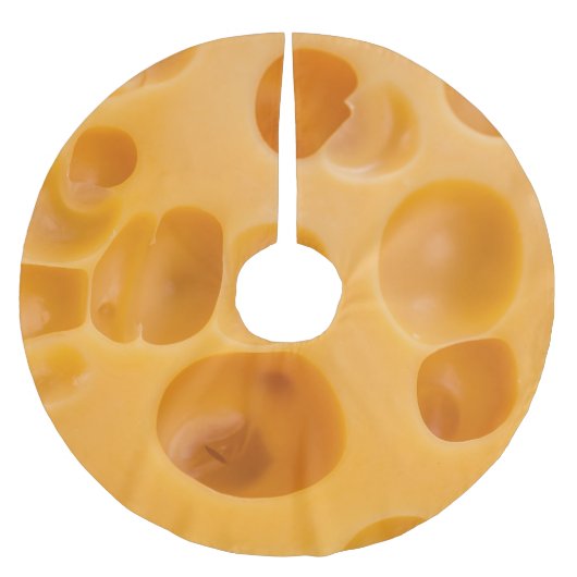 Geïsoleerd kaasstuk, mooi ontwerp kerstboom rok (Voorkant)