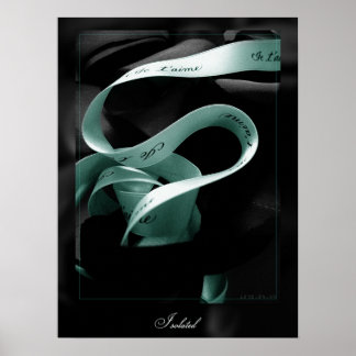 geïsoleerd poster