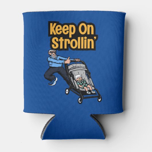 Geïsoleerd Sleeve voor Cool Grandpa's Beverage Blikjeskoeler (Voorkant)