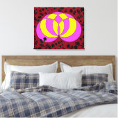 Geïsoleerd Spiralina-veld Canvas Afdruk (Insitu (Slaapkamer))
